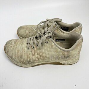 NOBULL Womens Camo Trainer Athletic Shoes Size 7.5 Light Tan Limestone